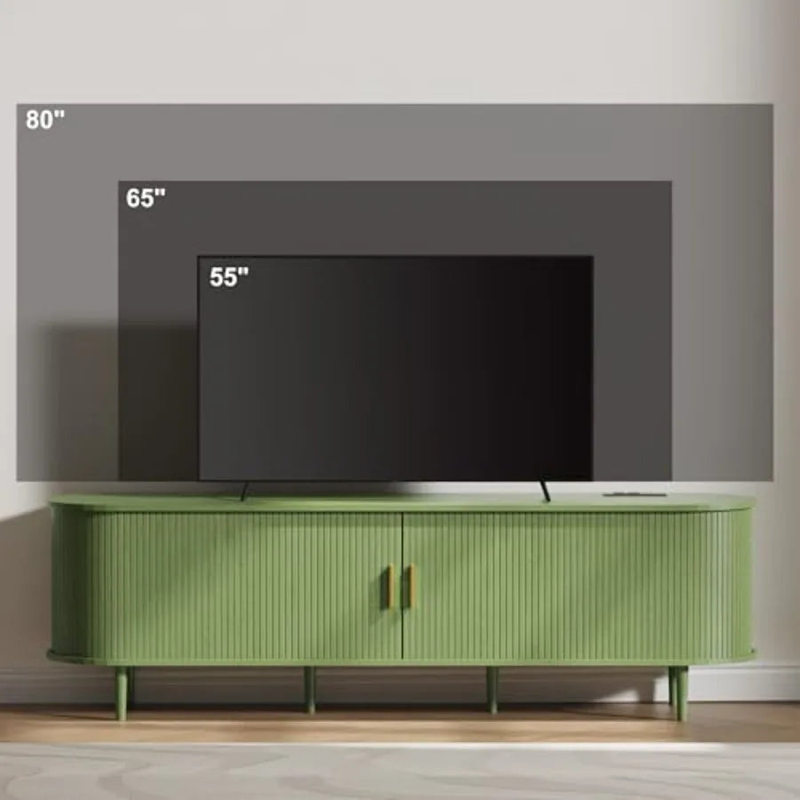 Yao Hui Huang Modern TV Stand With Storage Power Outlet