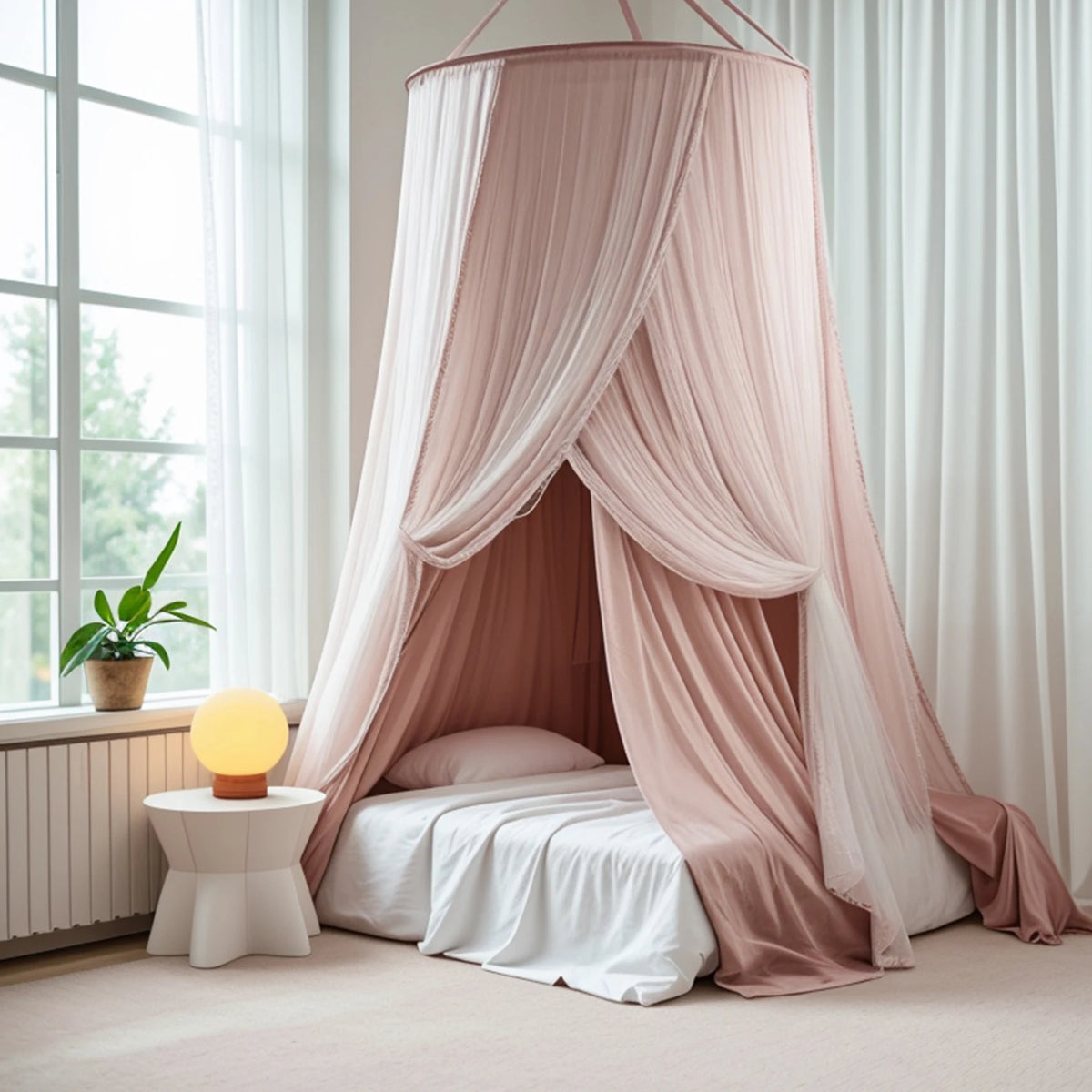Princess Bed Canopy Dome Mosquito Net for Girls Bed