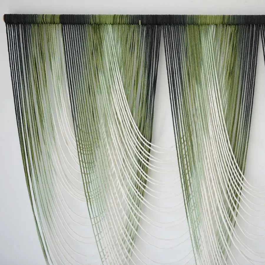 Dip Dyed Macrame Wall Hanging Tapestry Boho Home Decor