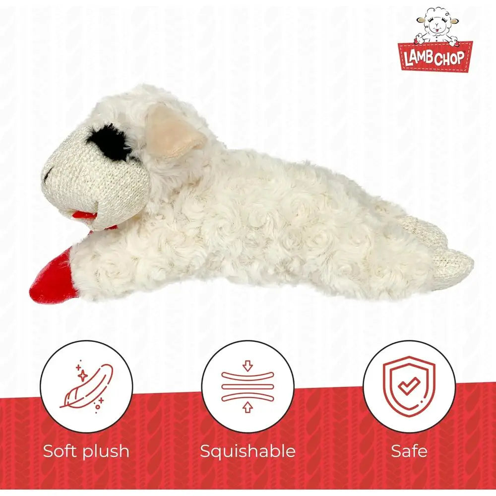 Lamb Chop Plush Toy Squeaky Dog Toy For Small And Medium Dogs