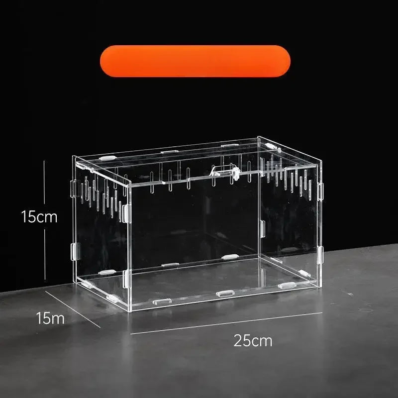 Acrylic Reptile Terrarium Breeding Box Enclosure For Pets