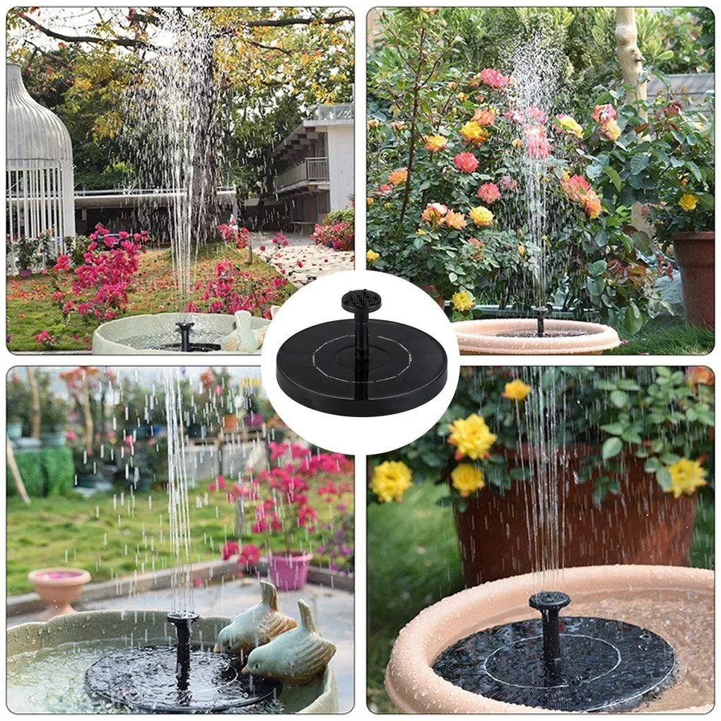 Eco Solar Mini Water Fountain for Outdoor Ponds and Bird Baths
