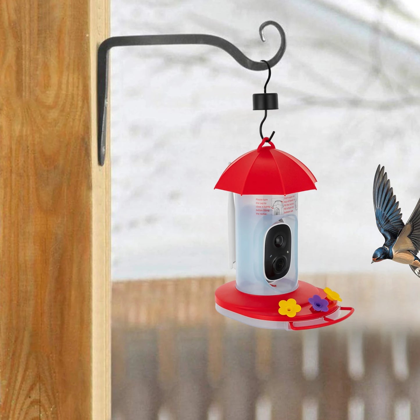 Smart Bird Feeder With Remote Viewing And 128GB Card