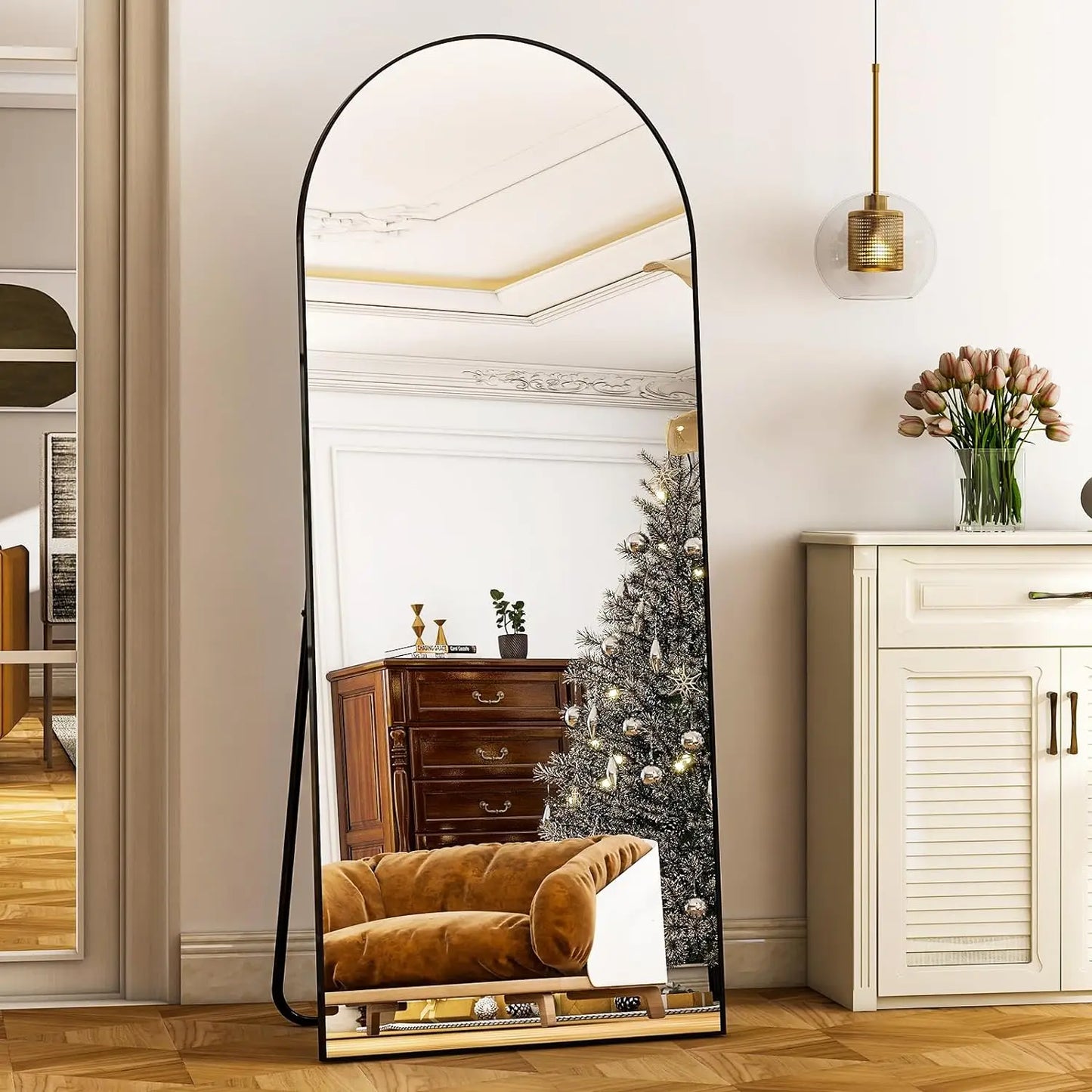 HARRITPURE Full Length Mirror With Aluminum Alloy Frame