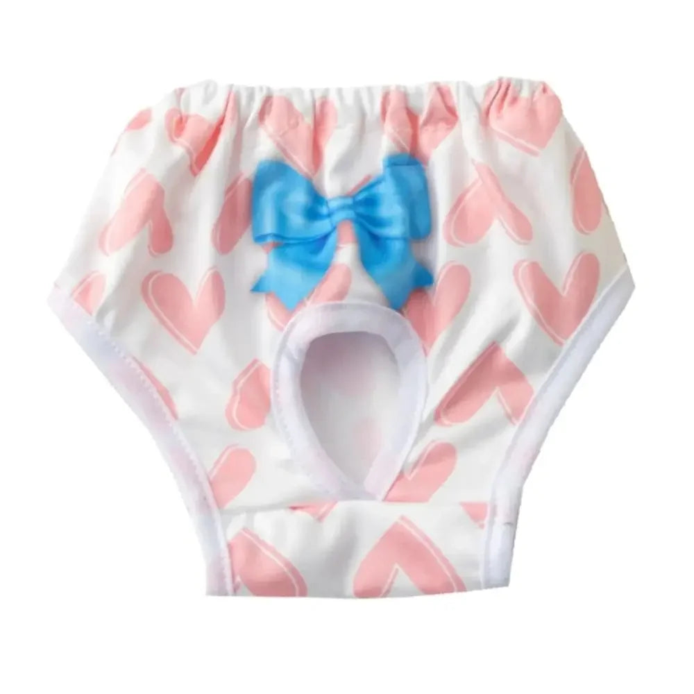 Washable Dog Menstrual Diaper Leakproof Cartoon Print