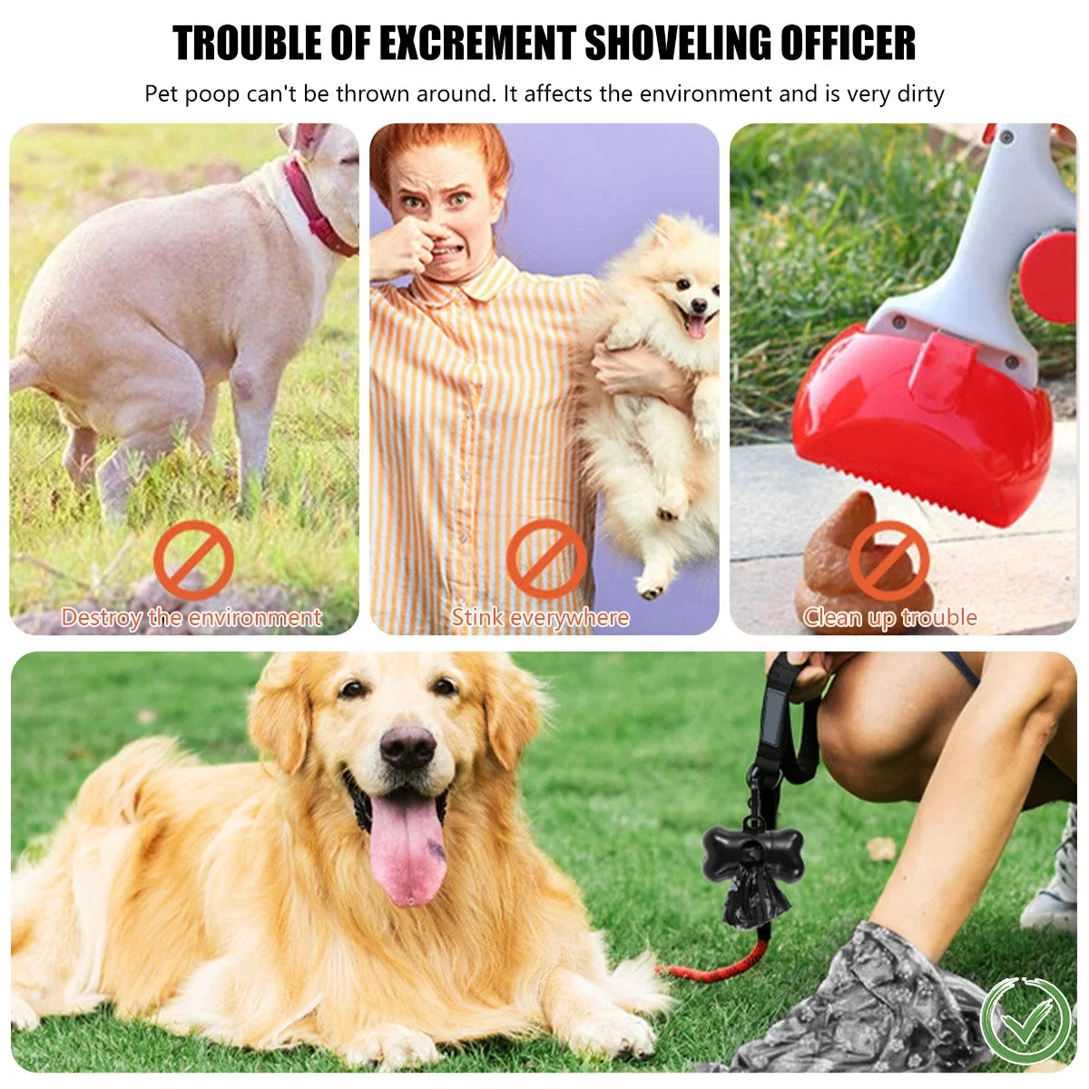 NONED Poop Bags Dispenser Kit For Dogs And Cats
