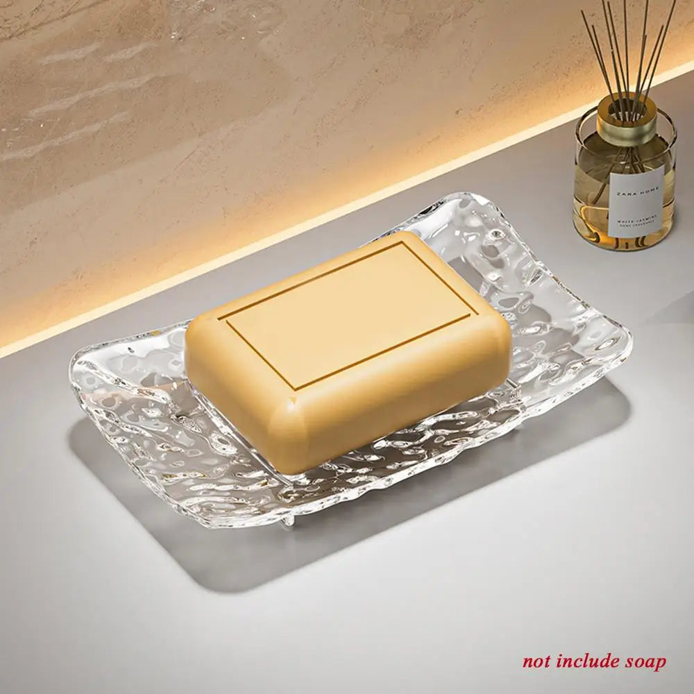 Light Luxury Soap Holder Rack for Bathroom Storage