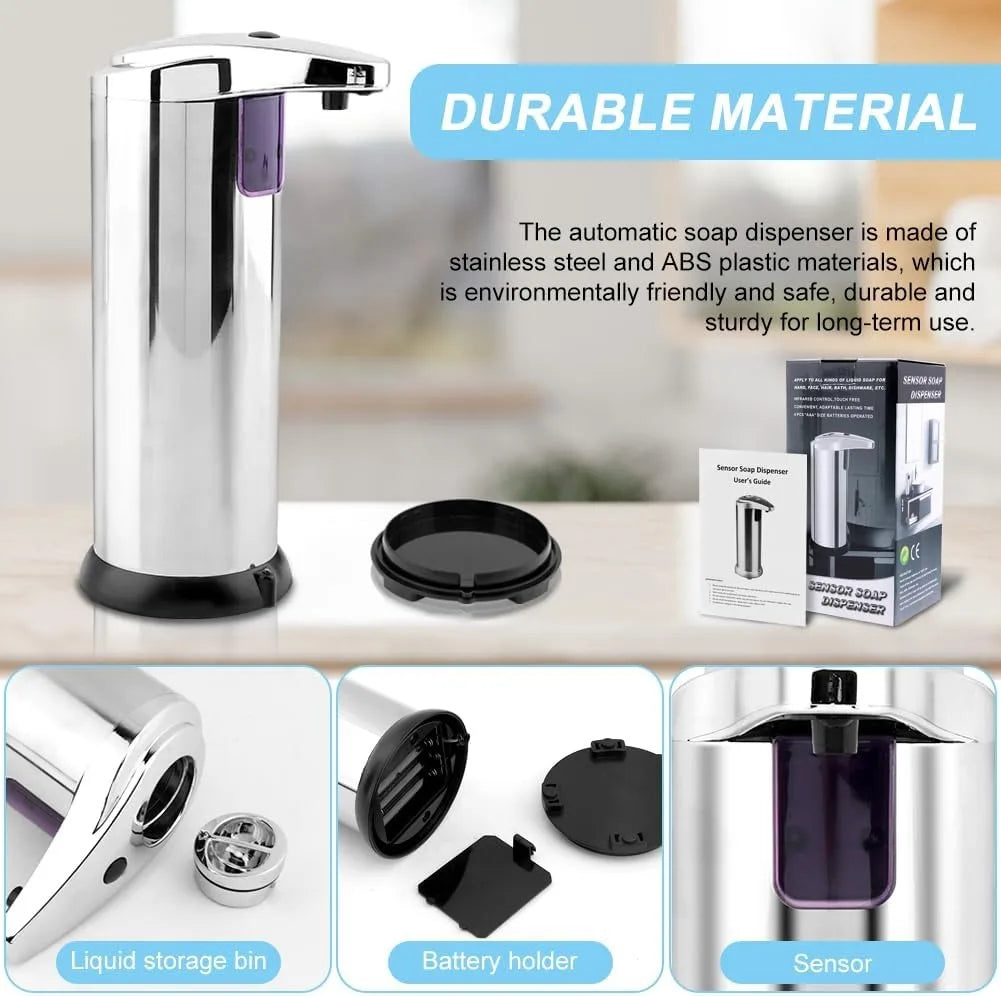 Touchless Infrared Soap Dispenser With Large Capacity For Kitchen