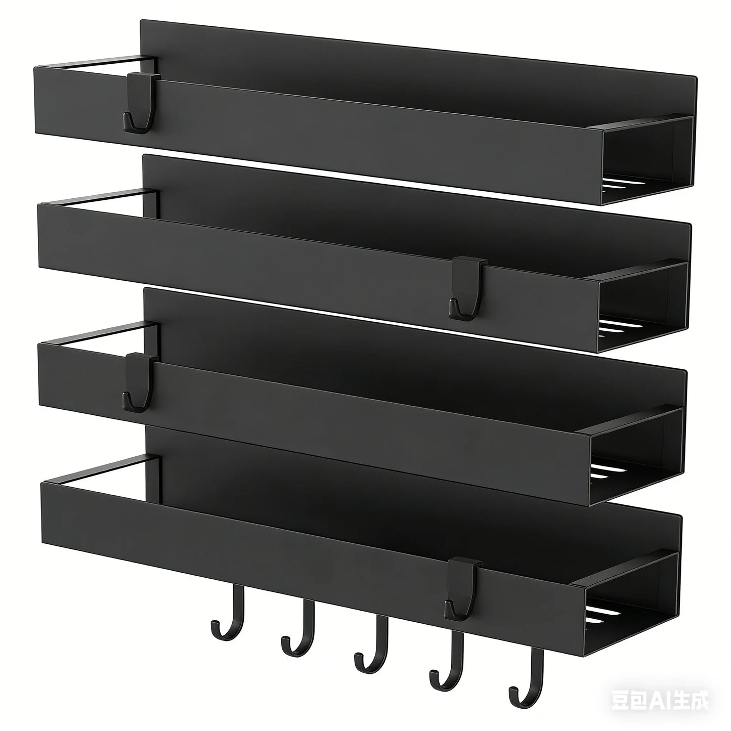 Magnetic Spice Rack Organizer, 4 Pack for Refrigerator and Oven