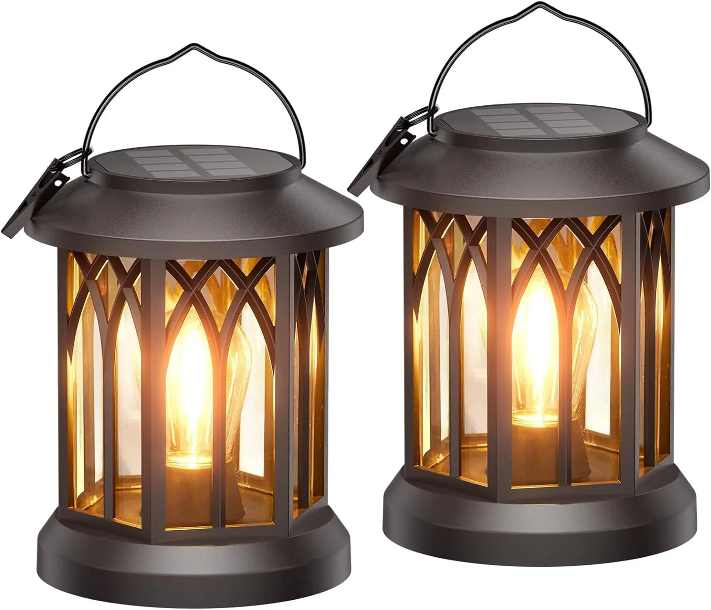 Solar Lantern Outdoor Lights Upgraded Waterproof Hanging Solar Powered Lantern