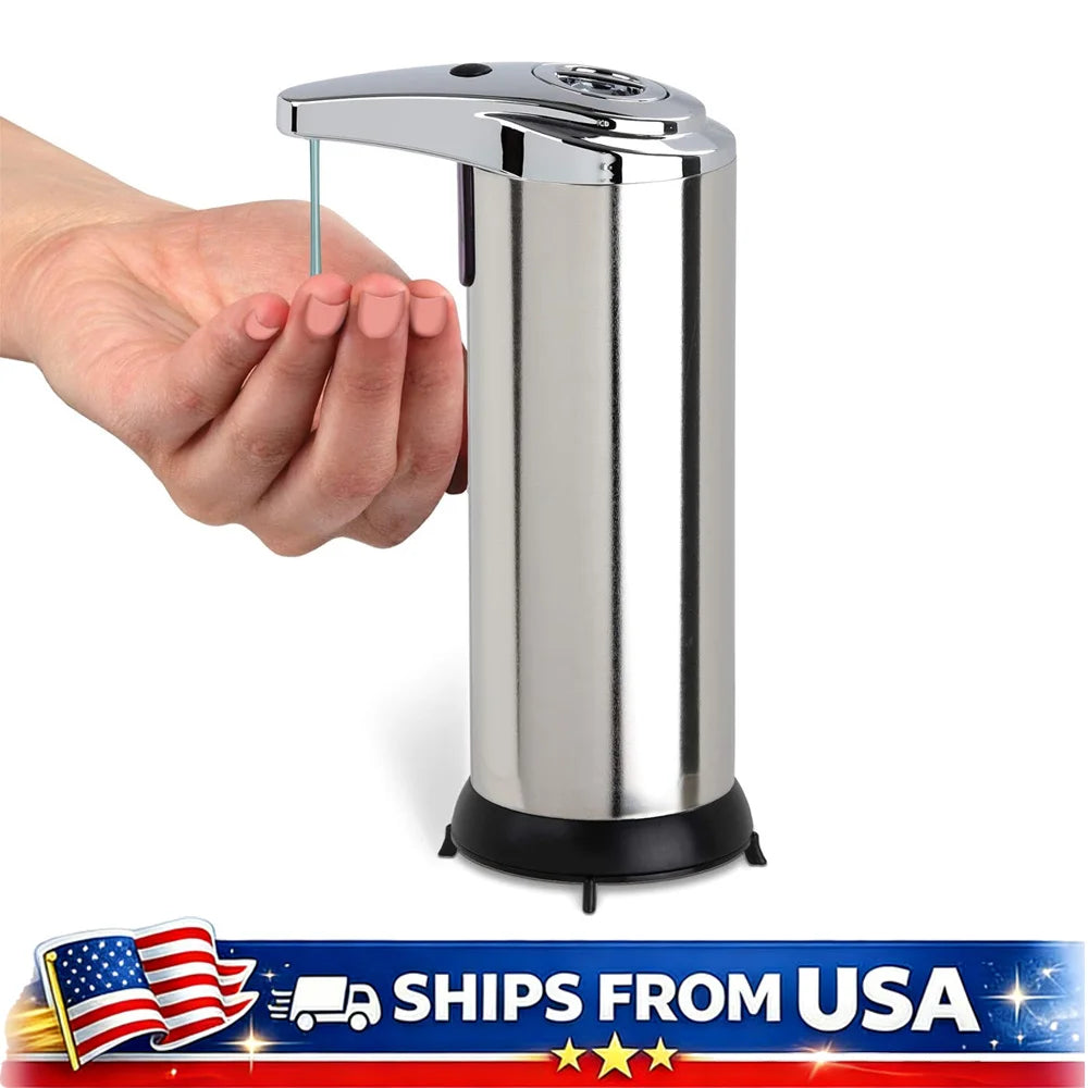 Touchless Infrared Soap Dispenser With Large Capacity For Kitchen