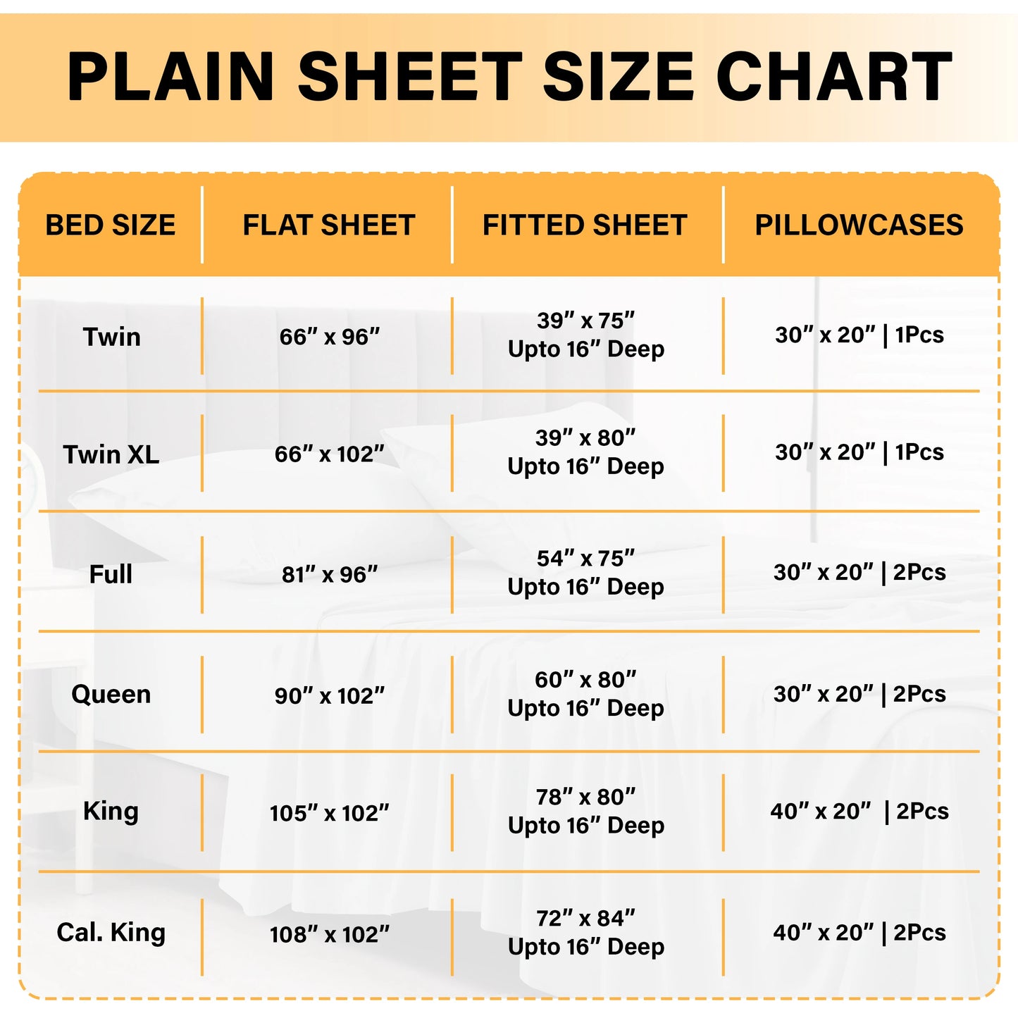 LDC Lux Decor Collection Solid Microfiber Sheet Set