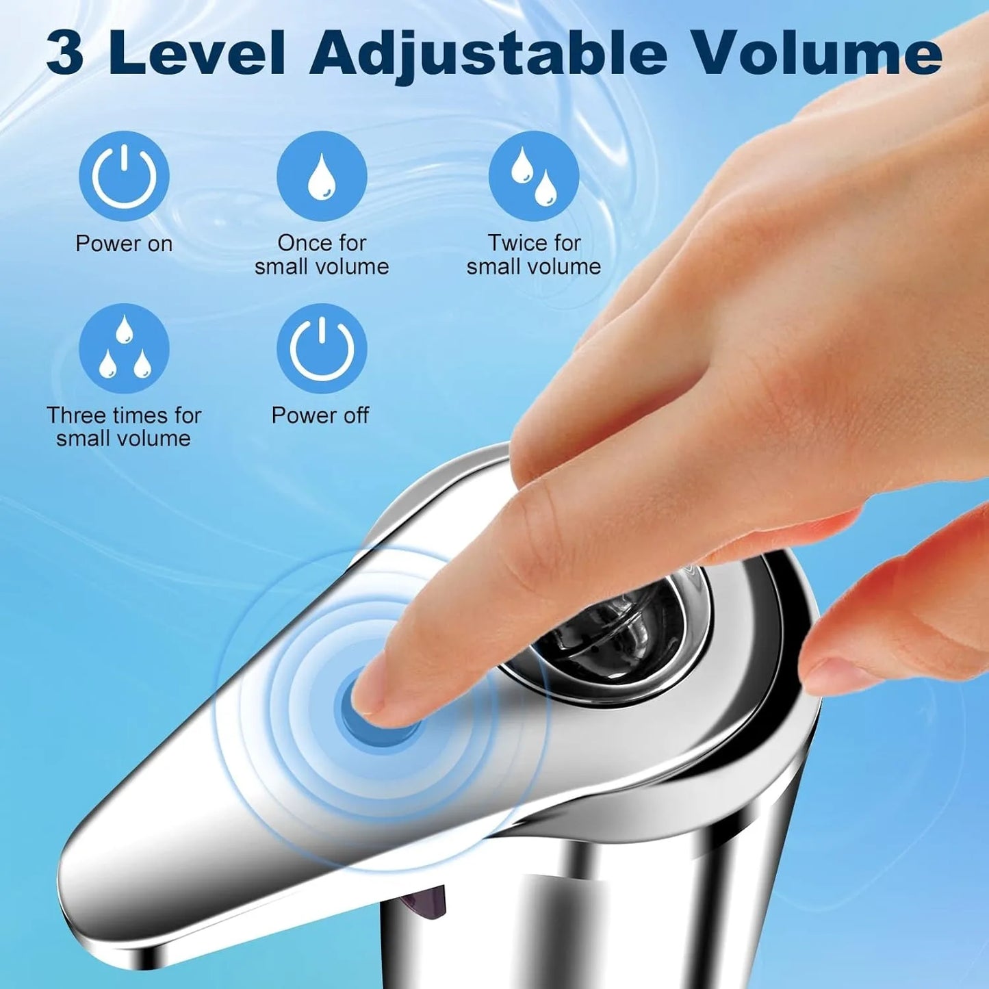 Touchless Infrared Soap Dispenser With Large Capacity For Kitchen