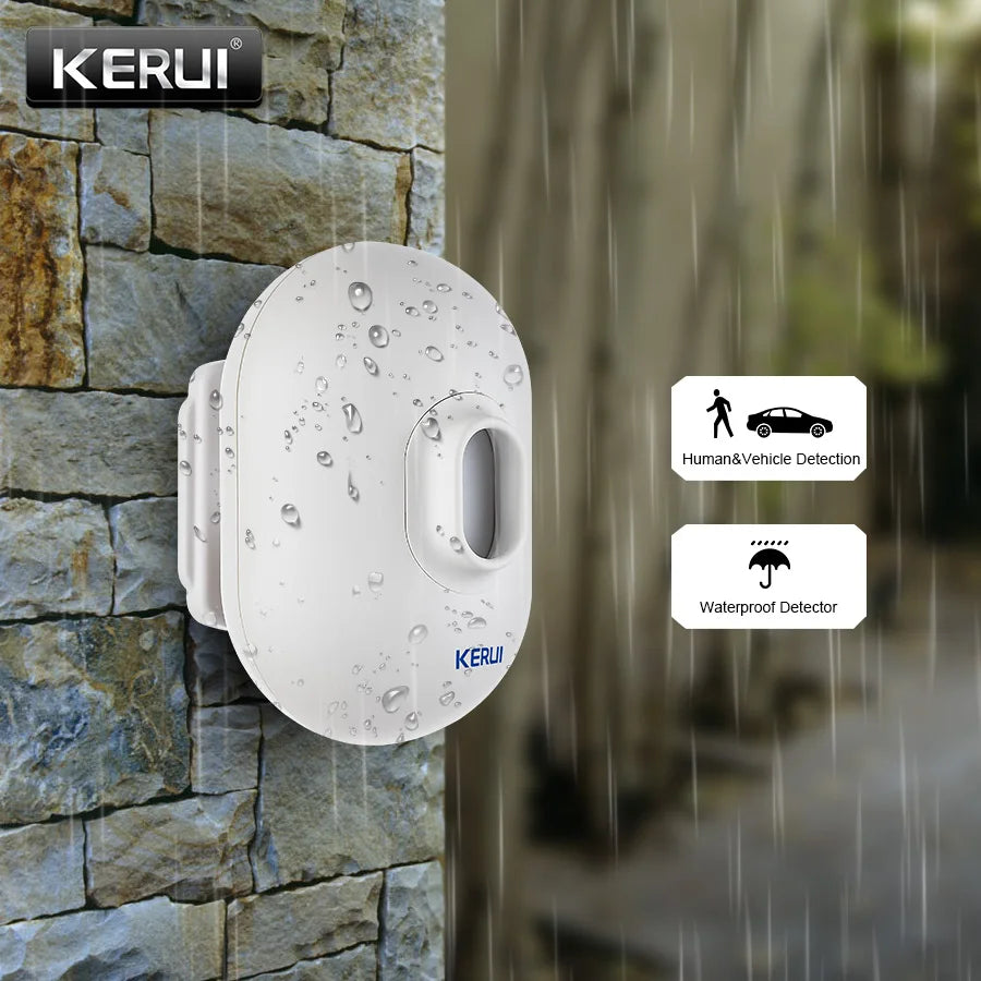 KERUI Driveway Alarm System With Waterproof Motion Sensor Security