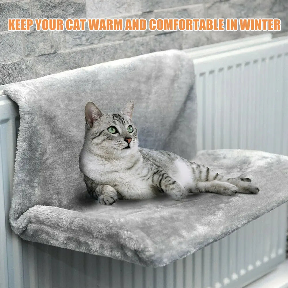 NONECN Hanging Cat Bed With Durable Metal Frame Cat Hammock