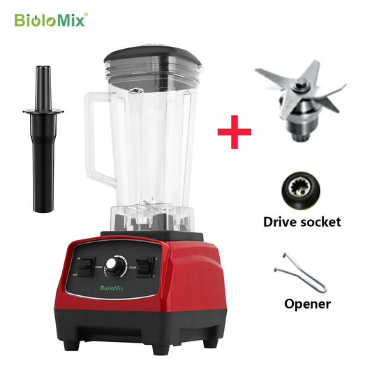 Biolomix BPA Free Heavy Duty Blender Mixer Juicer 2200W 3HP
