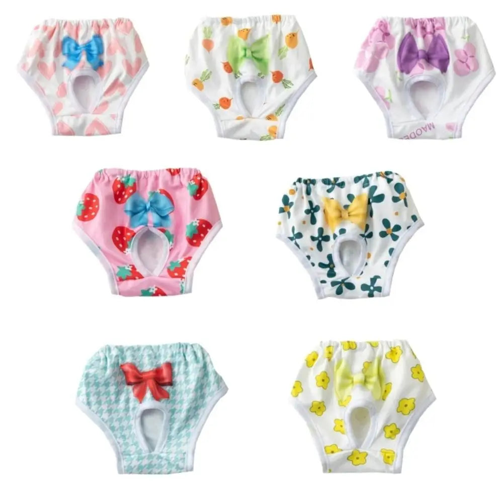 Washable Dog Menstrual Diaper Leakproof Cartoon Print