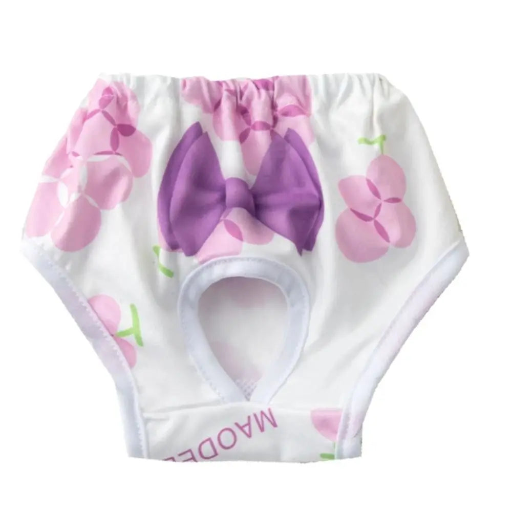 Washable Dog Menstrual Diaper Leakproof Cartoon Print