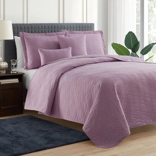 Pinsonic Weave All Season Lightweight Quilt Set with Pillow