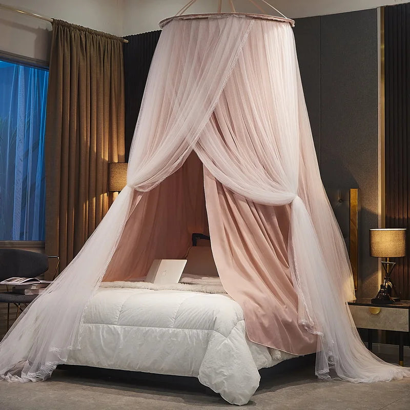 Battilo Double Layer Bed Canopy And Round Dome Mosquito Net