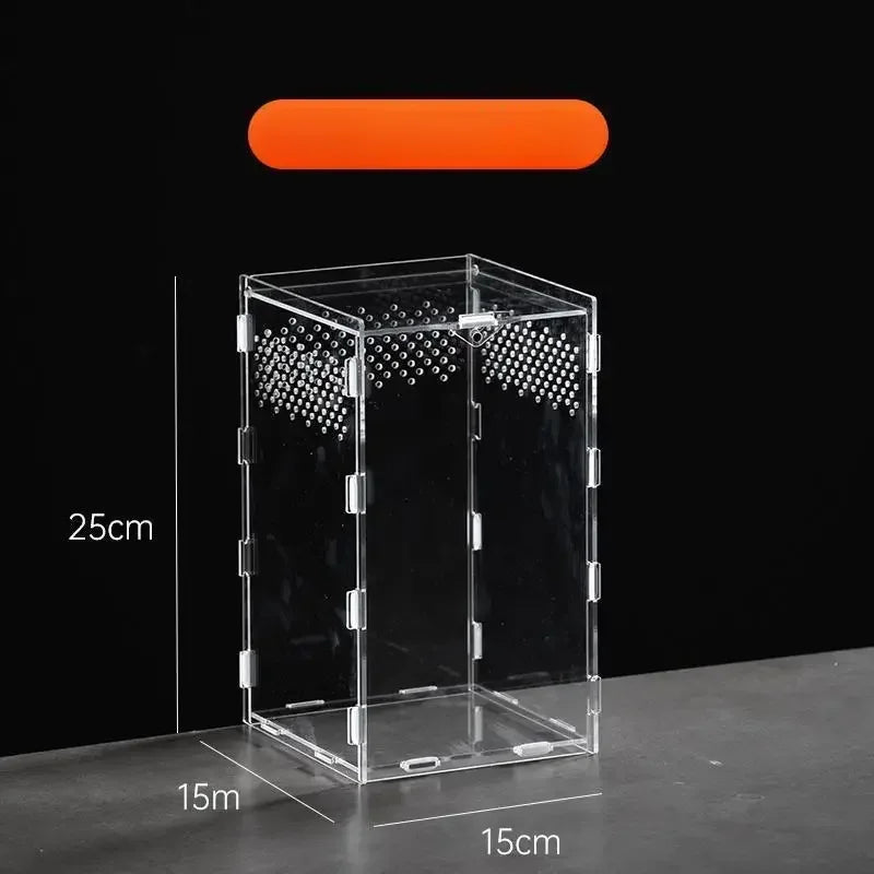 Acrylic Reptile Terrarium Breeding Box Enclosure For Pets