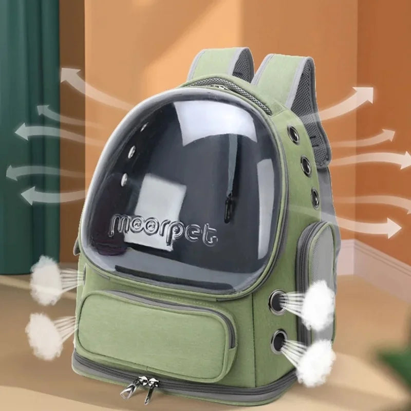 Cat Carrier Bag Outdoor Travel Backpack For Cats Small Dogs