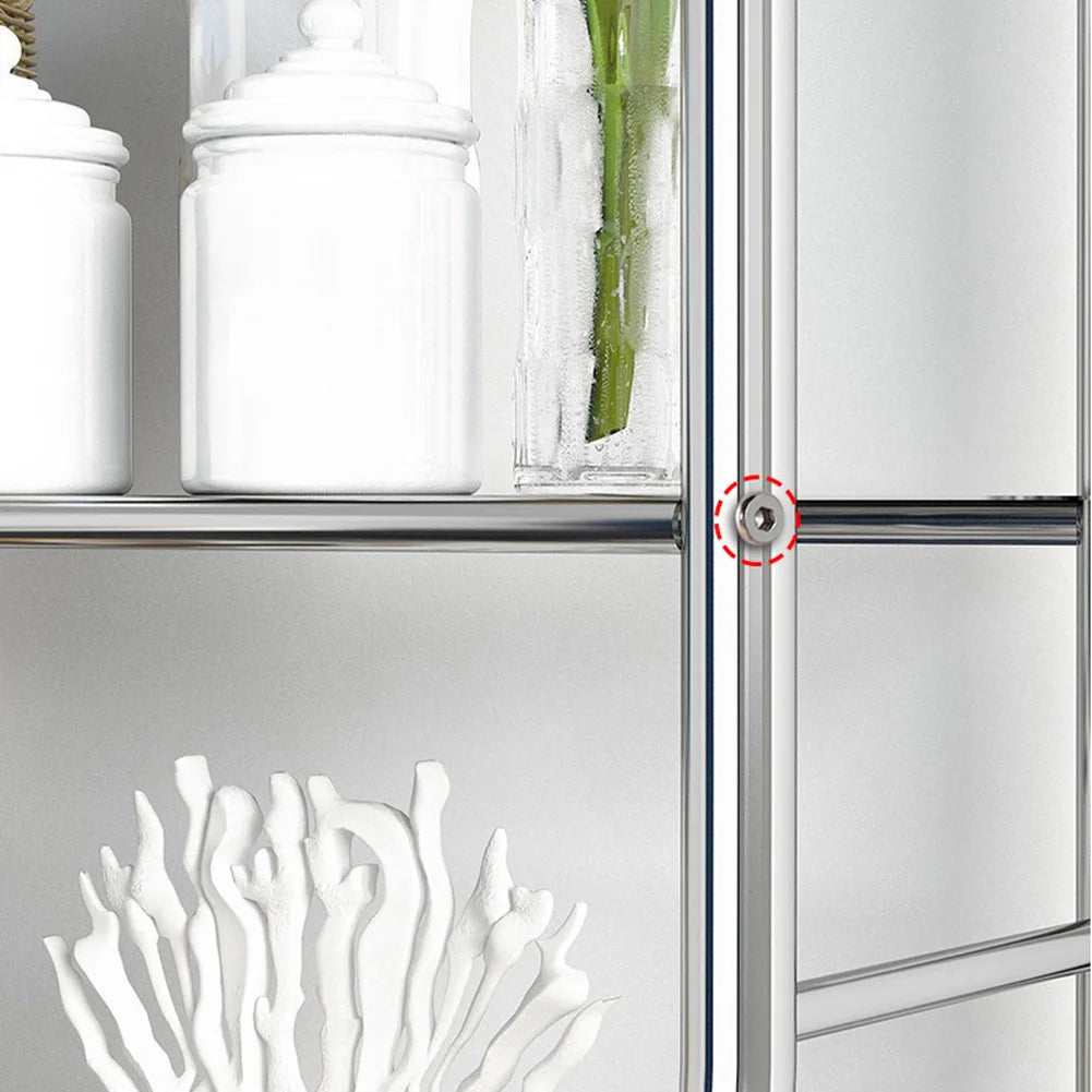 Studyset Over Toilet Storage Shelf 2 Tier Freestanding Bathroom Organizer