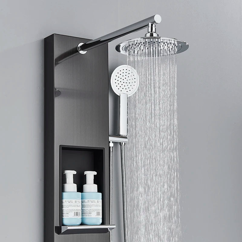 Suguword Shower Panel Faucet Fahrenheit Degree Display Spa Massage Jets