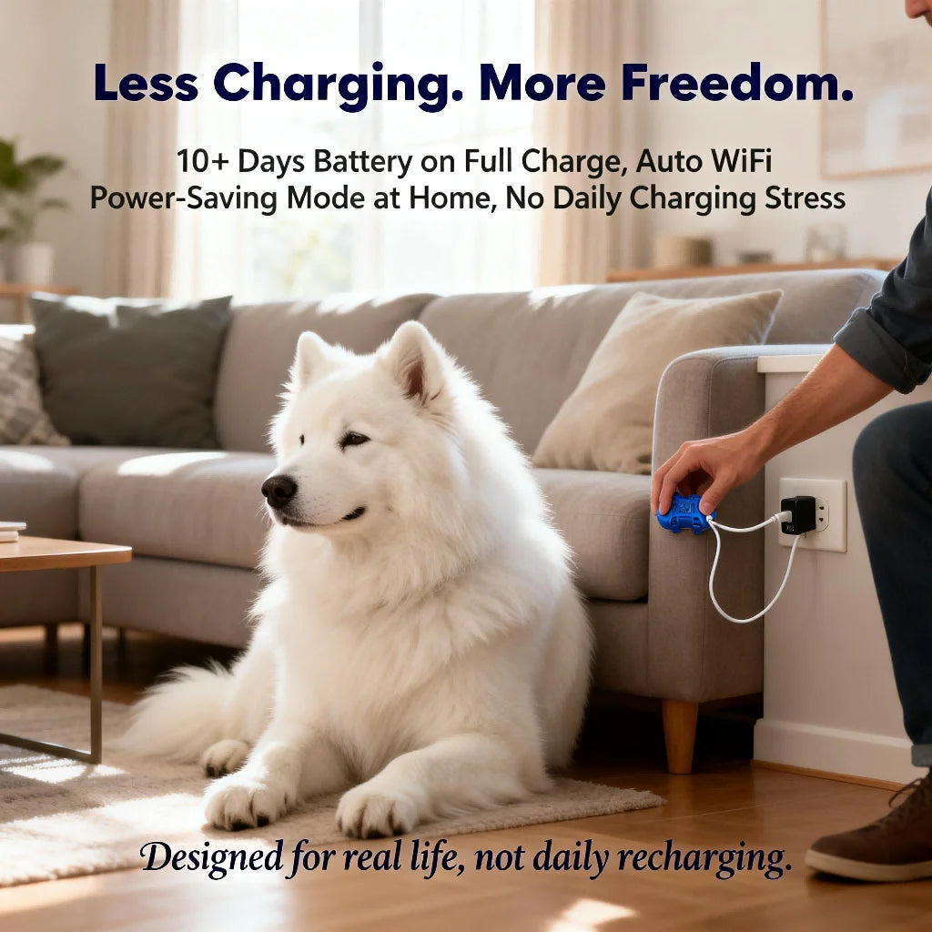 WANWAYTECH GPS Pet Tracker for Dogs and Cats Real Time