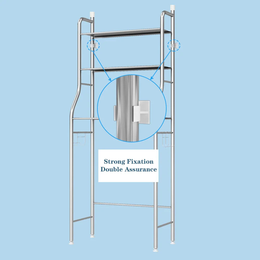 Studyset Over Toilet Storage Shelf 2 Tier Freestanding Bathroom Organizer
