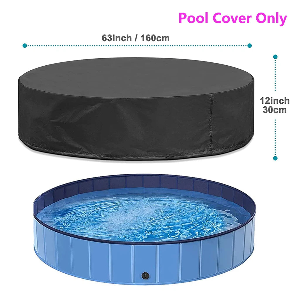 PETRAVEL Dog Portable Swimming Pool For Large Pets Durable Tub