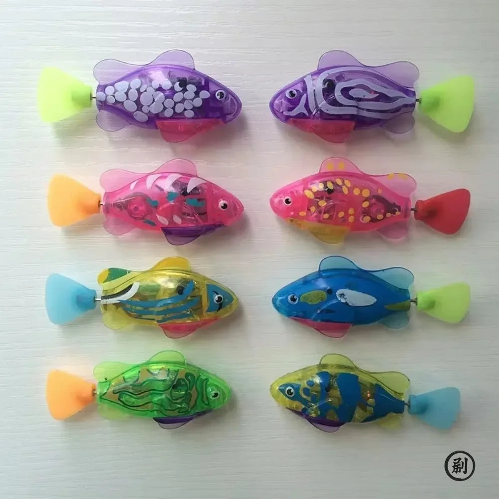 Cat LED Inductive Interactive Swimming Robot Fish Toy