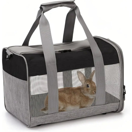 Bunny Carrier Travel Bag For Small Pets Breathable Nylon