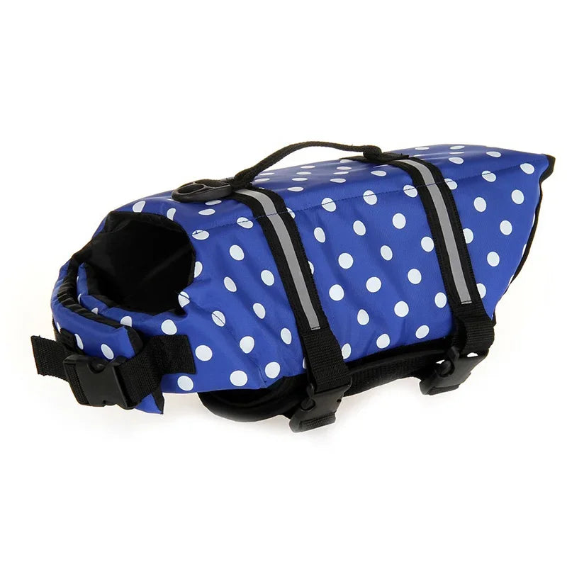 Moonbiffy Dog Life Vest Jacket Reflective Safety Swimming Suit