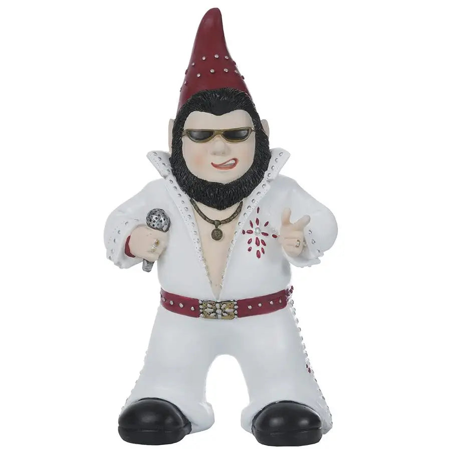 Gnome Garden Statue Outdoor Resin Dwarf Figurine For Patio Decor