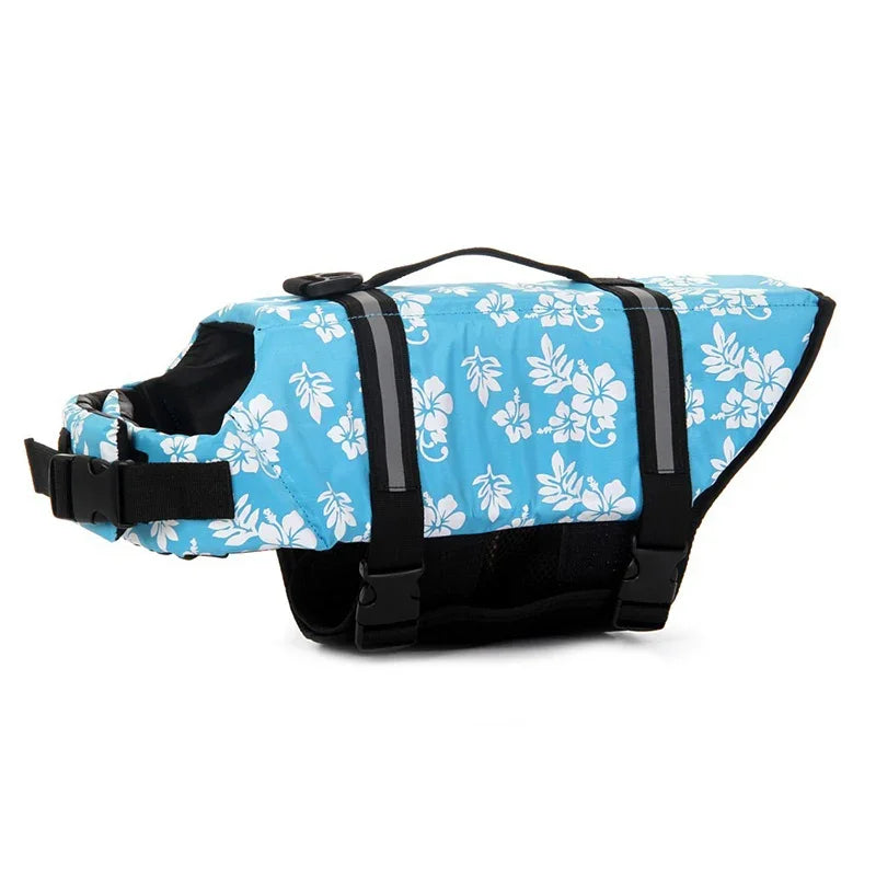 Moonbiffy Dog Life Vest Jacket Reflective Safety Swimming Suit