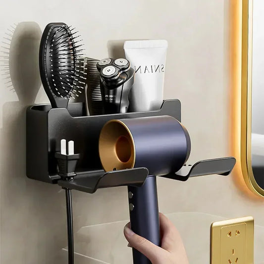 ATMDOG Hair Dryer Holder Wall Mount Suction Cup Organizer Rustproof