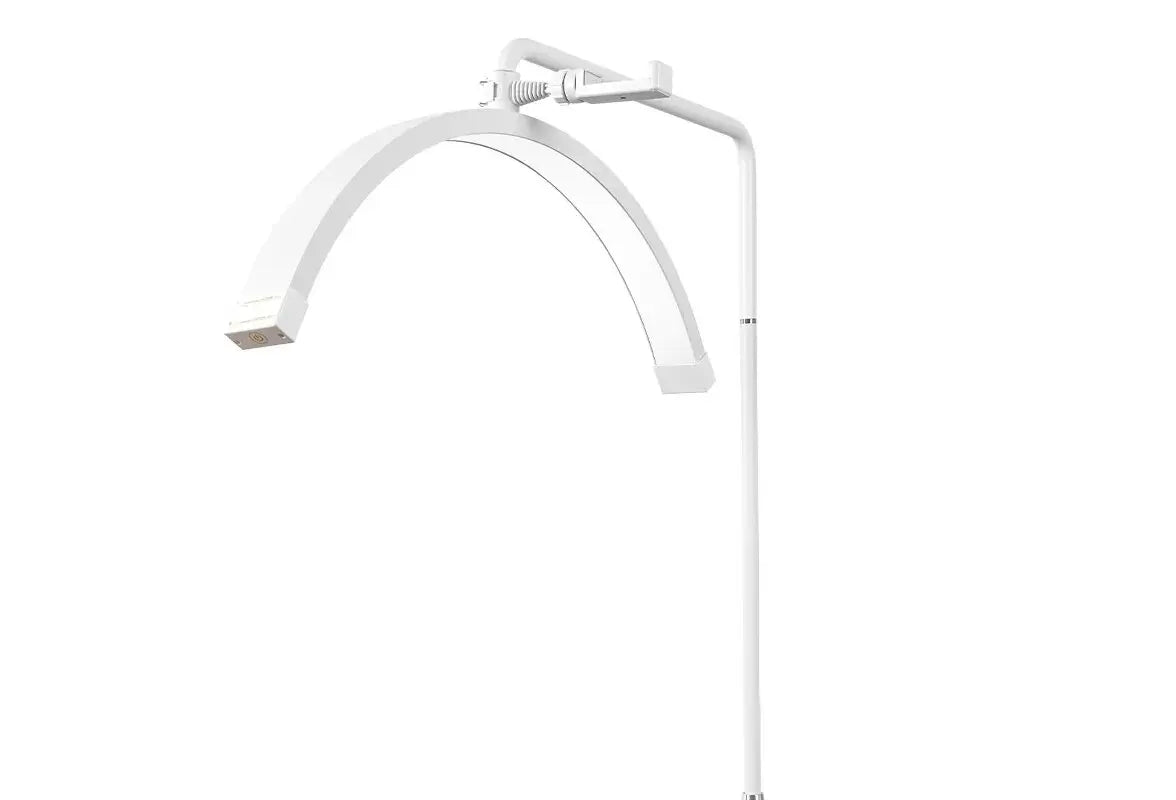 FOSOTO Bi Color Half Moon LED Video Light Floor Tripod