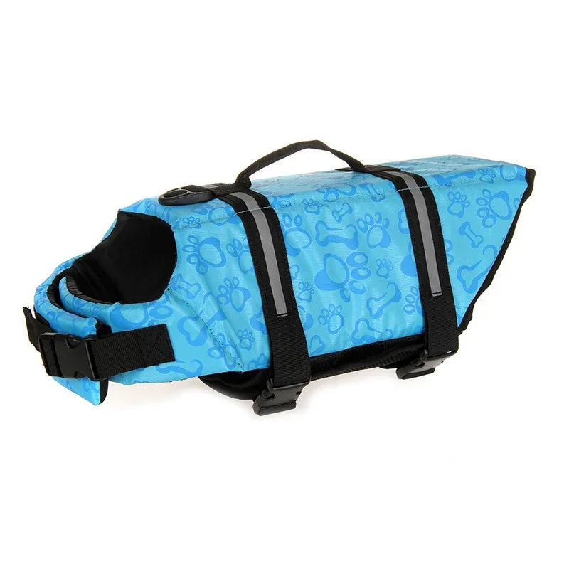 Moonbiffy Dog Life Vest Jacket Reflective Safety Swimming Suit