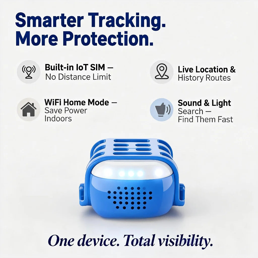 WANWAYTECH GPS Pet Tracker for Dogs and Cats Real Time