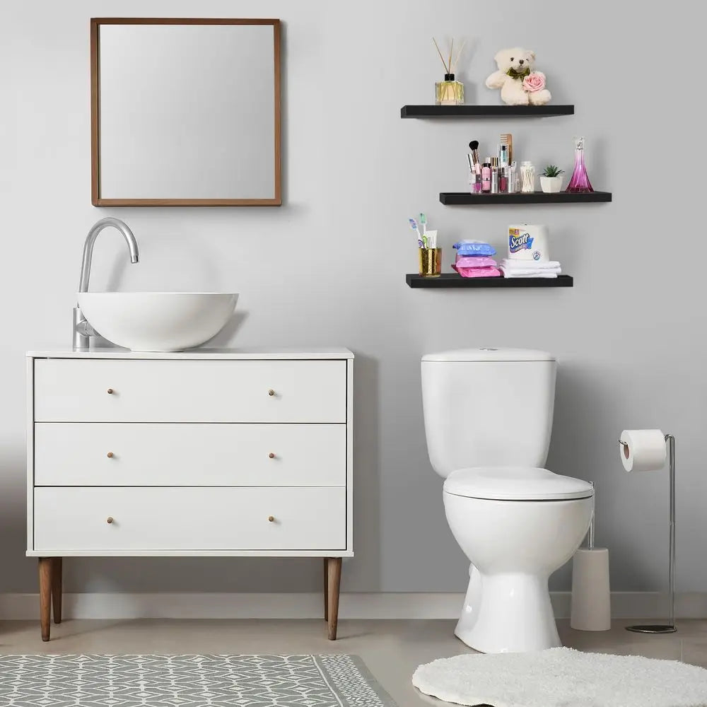 Floating Wall Shelves for Home Display and Storage