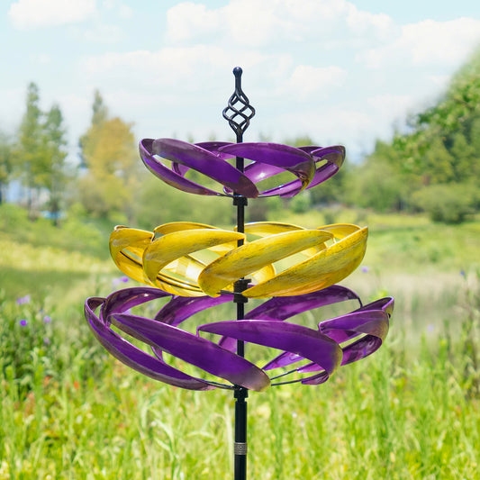 Wind Spinners Outdoor Metal Kinetic Wind Sculpture Garden Art