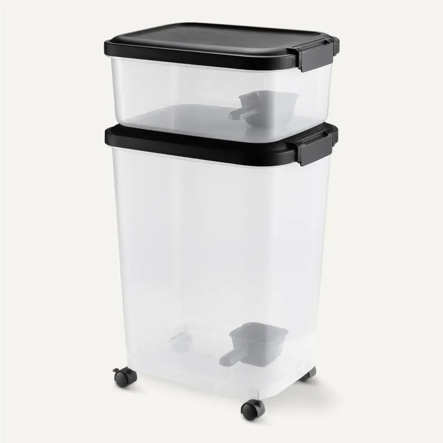 Pet Food Storage Containers With Scoop Durable BPA Free Plastic