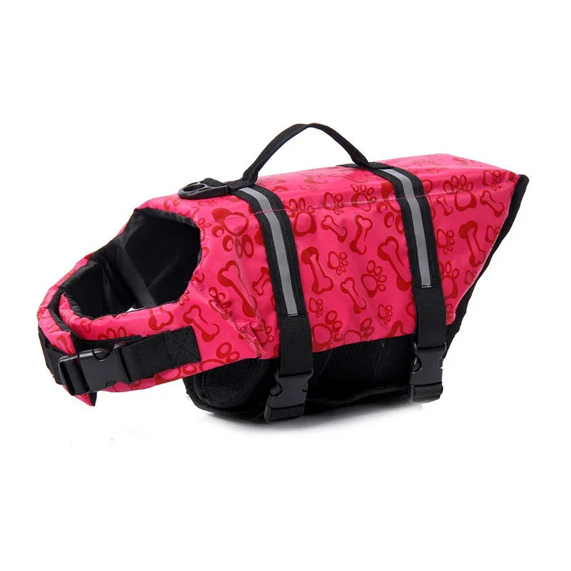 Moonbiffy Dog Life Vest Jacket Reflective Safety Swimming Suit