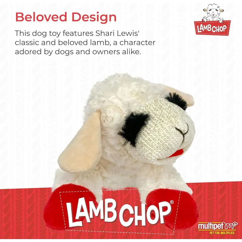 Lamb Chop Plush Toy Squeaky Dog Toy For Small And Medium Dogs