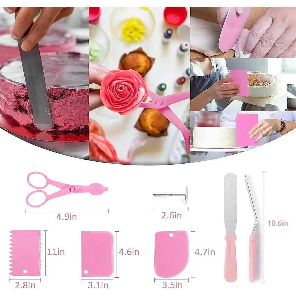 Premium Cake Decorating Set With 66 Tips And Piping Bags