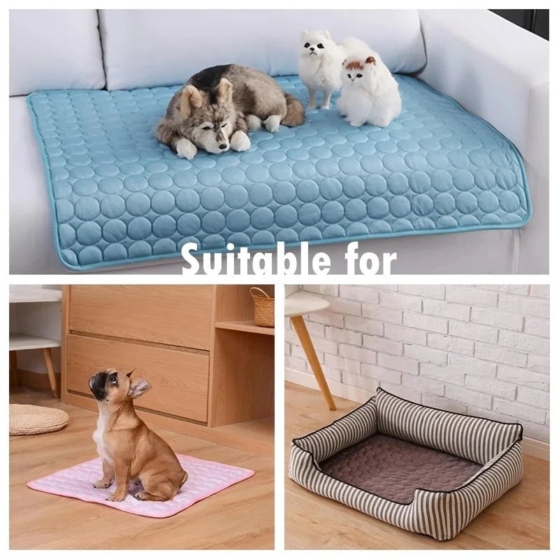 BeiYu Pet Durable Cooling Mat for Dogs and Cats Soft