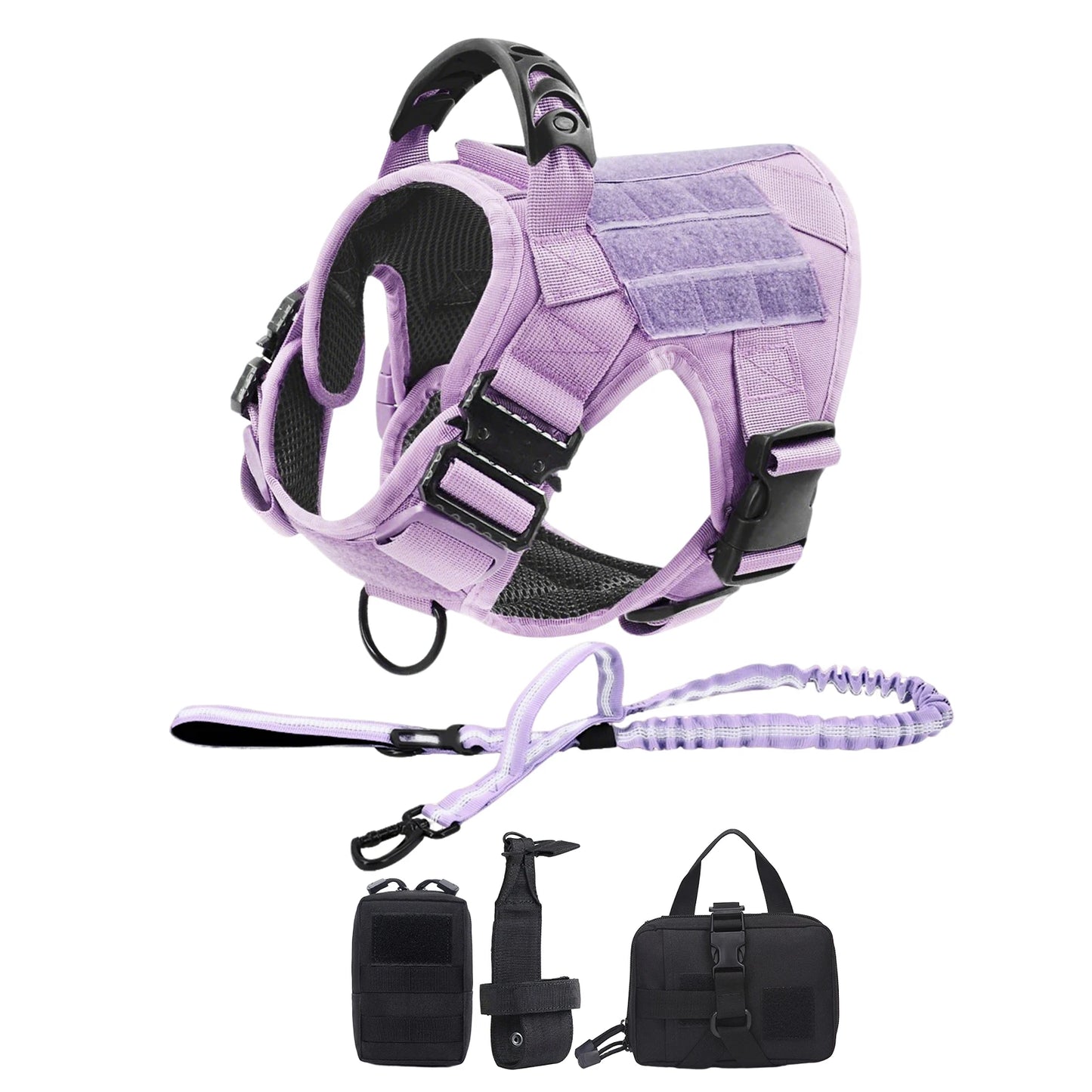 PETRAVEL Military Camouflage Dog Harness For Training And Walking