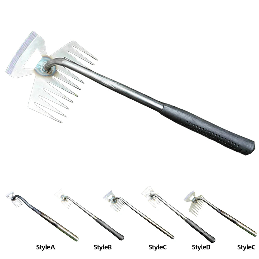 Manganese Steel Garden Weeder And Rake Tool For Weeding