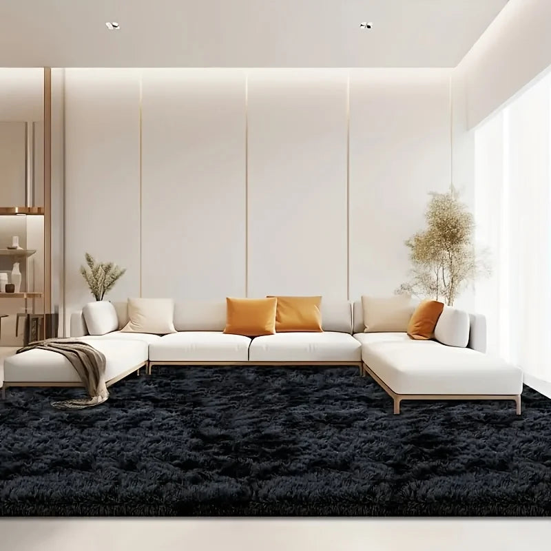 Geometric Plush Area Rug for Living Room and Bedroom